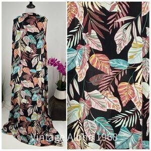 BlackPink/Green/Yellow Tropical SARONG Pareo Lavalava Beach Skirt Summer Scarf